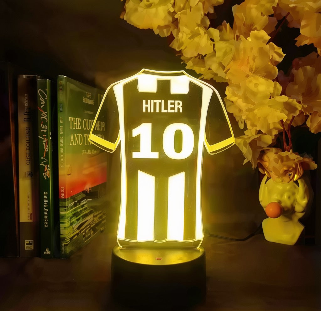 Solis Custom Jersey Name Lamp. Your name Your glow