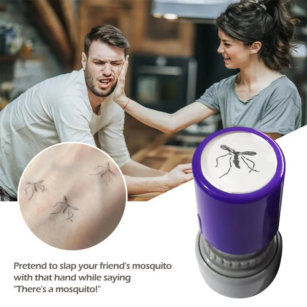 Mosquito Prank Stamp – Funny Insect Transfer Stamp for Pranks & Jokes