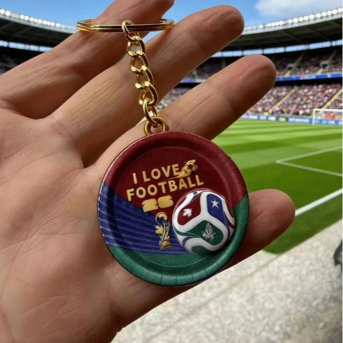 Solis World Cup Champions Keychain – 2026 FIFA Metal Pendant