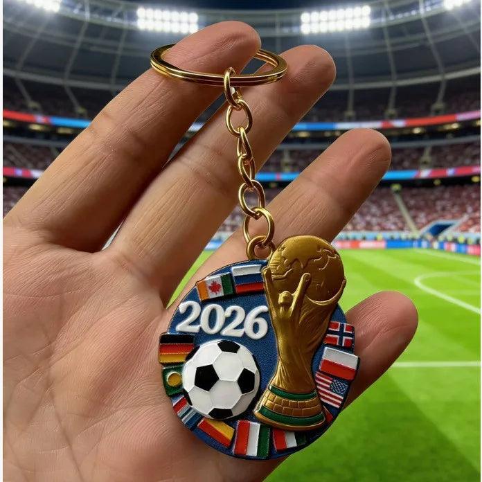Solis World Cup Champions Keychain – 2026 FIFA Metal Pendant