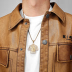 Football Jersey Necklace | Messi, Ronaldo, Neymar, Mbappé, Haaland Stainless Steel Pendant