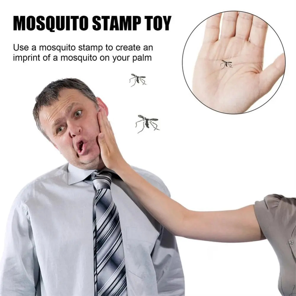 Mosquito Prank Stamp – Funny Insect Transfer Stamp for Pranks & Jokes