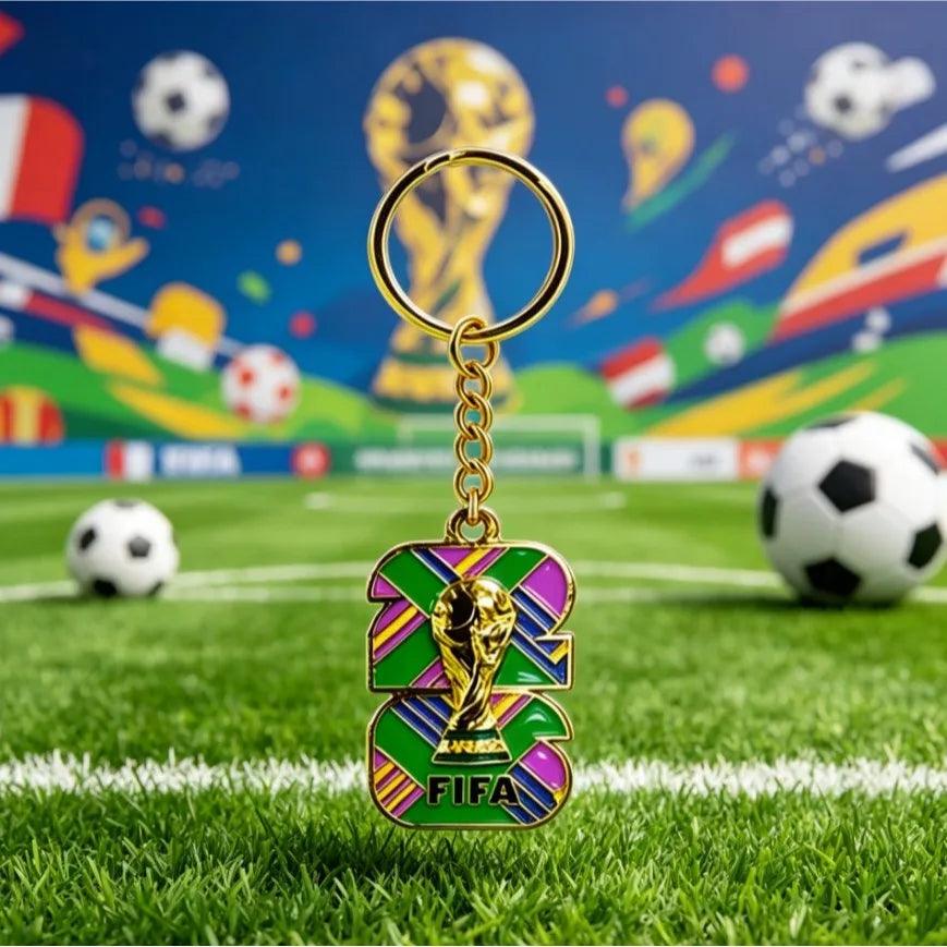 Solis World Cup Champions Keychain – 2026 FIFA Metal Pendant