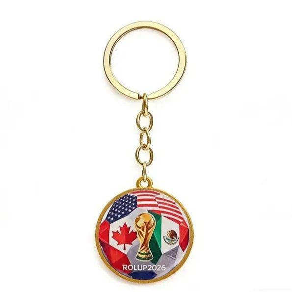 Solis World Cup Champions Keychain – 2026 FIFA Metal Pendant