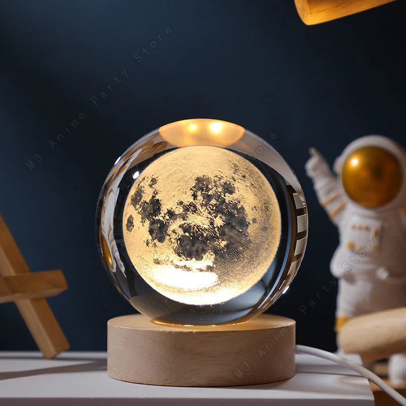 Solis Celestial 3D Crystal Orb LED Lamp
