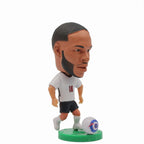 Collectible Soccer Star Resin Figurine & Mini Football Player Doll (6.5cm)