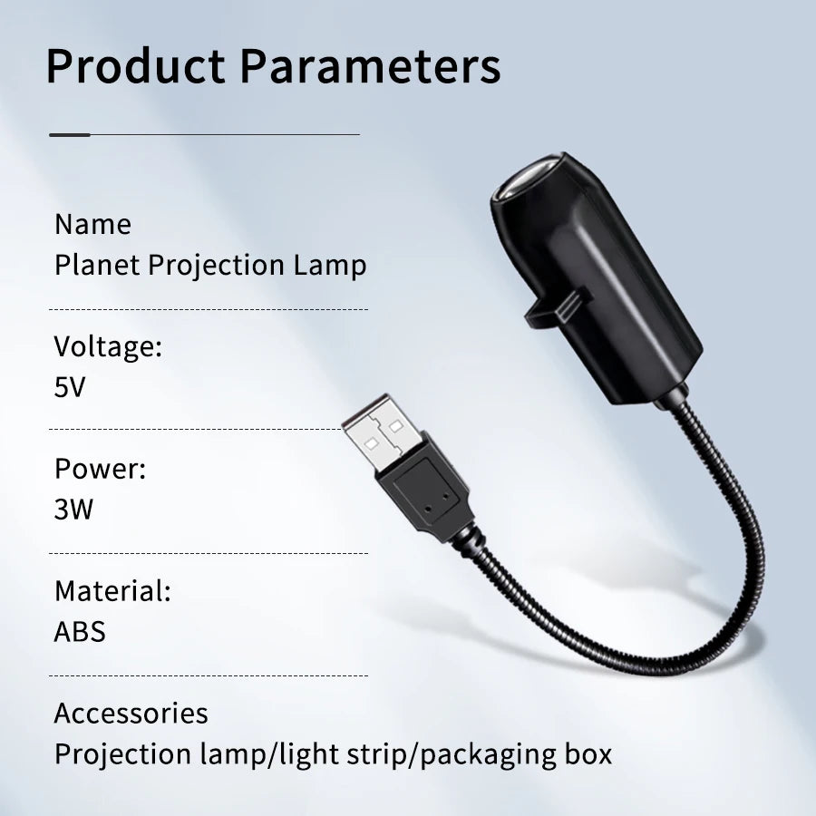 Cosmic Vista 3D HD Space Projection Light
