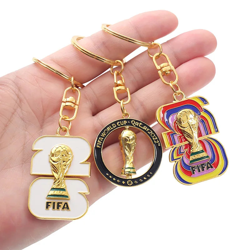 Solis World Cup Champions Keychain – 2026 FIFA Metal Pendant