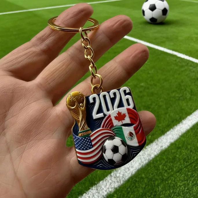 Solis World Cup Champions Keychain – 2026 FIFA Metal Pendant