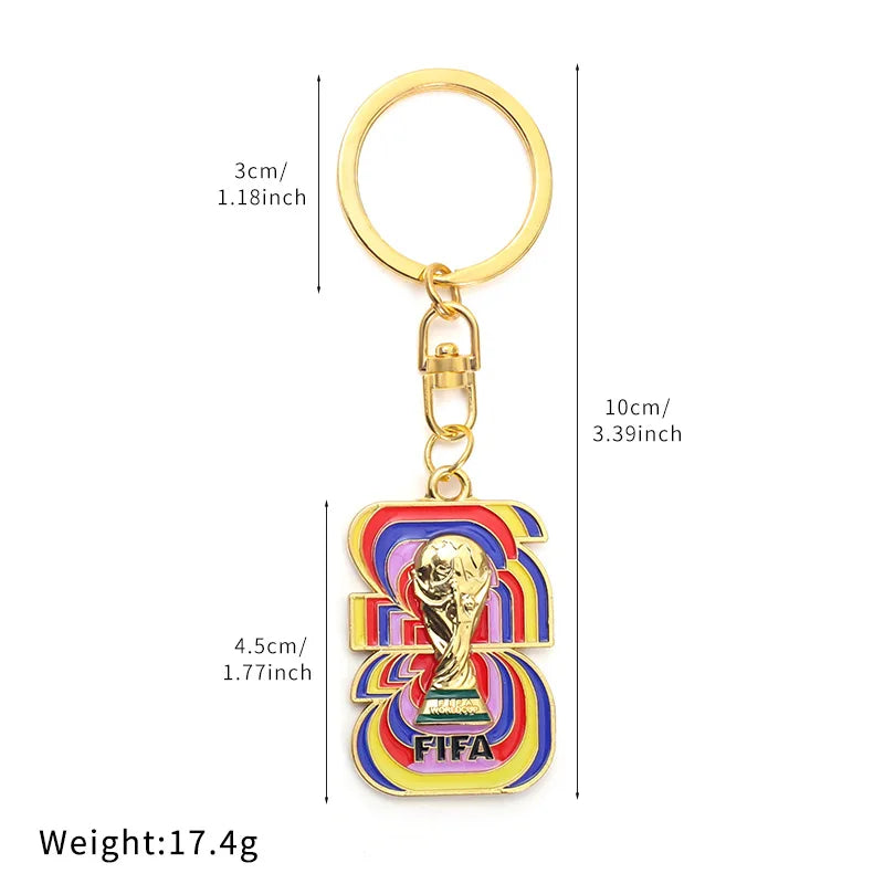 Solis World Cup Champions Keychain – 2026 FIFA Metal Pendant