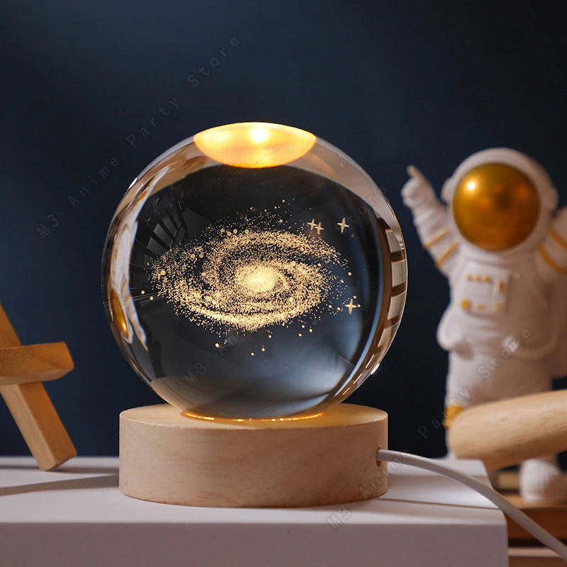 Solis Celestial 3D Crystal Orb LED Lamp