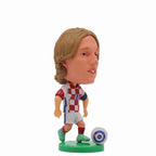 Collectible Soccer Star Resin Figurine & Mini Football Player Doll (6.5cm)