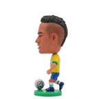 Collectible Soccer Star Resin Figurine & Mini Football Player Doll (6.5cm)