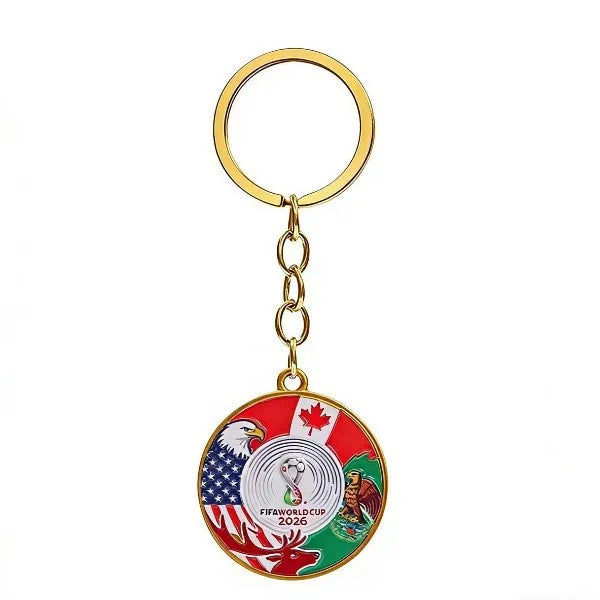 Solis World Cup Champions Keychain – 2026 FIFA Metal Pendant