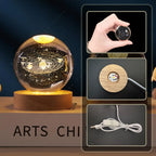 Solis Celestial 3D Crystal Orb LED Lamp