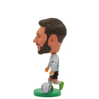 Collectible Soccer Star Resin Figurine & Mini Football Player Doll (6.5cm)