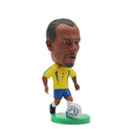 Collectible Soccer Star Resin Figurine & Mini Football Player Doll (6.5cm)